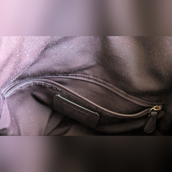 Coach Black Leather Hobo Bag - Picture 10 of 15